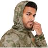 imageJockey Outdoors Mens Long Sleeve Hooded Sun ShirtNeutral Flickering Camo