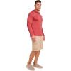 imageJockey Outdoors Mens Long Sleeve Hooded Sun ShirtPink Begonia