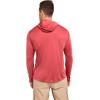 imageJockey Outdoors Mens Long Sleeve Hooded Sun ShirtPink Begonia