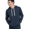 imageJockey Mens Loungewear Cotton Blend Fleece HoodieThunder Blue Heather