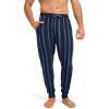 imageJockey Mens Sleepwear Ultra Soft Cooling Sleep JoggerSmith Stripe