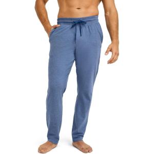 imageJockey Mens Cotton Stretch Sleep PantTrue Blue Marina Heather