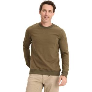 imageJockey Mens Loungewear Cotton Blend Fleece Crew SweatshirtSable