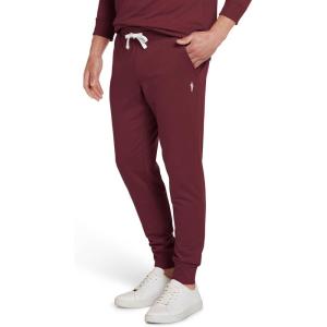 imageJockey Mens Loungewear Cotton Blend Fleece JoggerLeather Red