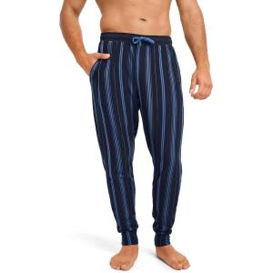 imageJockey Mens Sleepwear Ultra Soft Cooling Sleep JoggerSmith Stripe