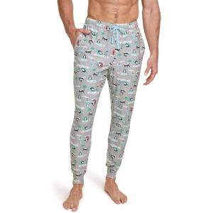 imageJockey Mens Sleepwear Ultra Soft Cooling Sleep JoggerVacay Penguins