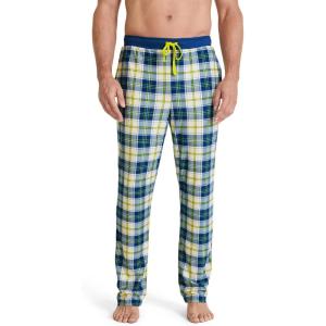 imageJockey Mens Sleepwear Ultra Soft Cooling Sleep PantRough Marina Plaid
