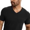 imageJockey Mens Cotton Stretch VNeck Undershirt  6 PackBlack