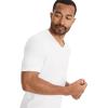 imageJockey Mens Cotton Stretch VNeck Undershirt  6 PackDiamond White