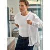 imageJockey Mens FormFit Cotton Stretch Crew Neck UndershirtDiamond White