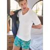 imageJockey Mens FormFit Cotton Stretch VNeck UndershirtDiamond White