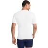 imageJockey Mens FormFit Cotton Stretch VNeck UndershirtDiamond White
