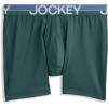 imageJockey Mens Infinite Cool Microfiber Stretch 6quot Boxer Brief  3 PackCactus PineShowerFresh Coast