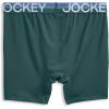 imageJockey Mens Infinite Cool Microfiber Stretch 6quot Boxer Brief  3 PackCactus PineShowerFresh Coast