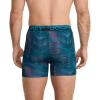 imageJockey Mens Infinite Cool Microfiber Stretch 6quot Boxer Brief  3 PackNorthern LightUnderwater WaveBlack