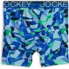 imageJockey Mens Infinite Cool Microfiber Stretch 6quot Boxer Brief  3 PackOpaque Geo BluesBluest BlueTrue Navy