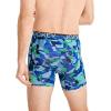 imageJockey Mens Infinite Cool Microfiber Stretch 6quot Boxer Brief  3 PackOpaque Geo BluesBluest EyeTrue Navy