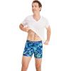 imageJockey Mens Infinite Cool Microfiber Stretch 6quot Boxer Brief  3 PackOpaque Geo BluesBluest EyeTrue Navy