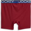 imageJockey Mens Infinite Cool Microfiber Stretch 6quot Boxer Brief  3 PackRed AppleMarina BlueTrue Navy