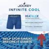 imageJockey Mens Infinite Cool Microfiber Stretch 6quot Boxer Brief  3 PackStumbling StencilsTrue NavyFuture Dusk