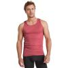 imageJockey Mens Undershirt 100 Cotton AShirt Tank  4 PackTrue NavySolid GreyMalibu RedTrue Blue