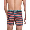 imageJockey Mens Underwear Active Microfiber 5quot Boxer BriefBryson Stripe