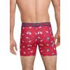 imageJockey Mens Underwear Active Microfiber 5quot Boxer BriefRed Pickleball