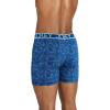 imageJockey Mens Underwear Active Microfiber 5quot Boxer BriefStippled Blue Waves