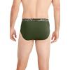 imageJockey Mens Underwear Infinite Cool Microfiber Stretch Brief  3 PackMilitary GreenBattleship GreyBlack