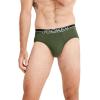 imageJockey Mens Underwear Infinite Cool Microfiber Stretch Brief  3 PackMilitary GreenBattleship GreyBlack
