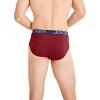 imageJockey Mens Underwear Infinite Cool Microfiber Stretch Brief  3 PackRed AppleMarina BlueTrue Navy