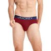 imageJockey Mens Underwear Infinite Cool Microfiber Stretch Brief  3 PackRed AppleMarina BlueTrue Navy