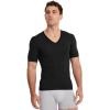 imageJockey Mens FormFit Cotton Stretch VNeck UndershirtBlack