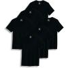 imageJockey Mens Undershirt Big ampamp Tall Classic VNeck Undershirt  6 PackBlack