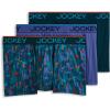 imageJockey Mens Chafe Proof Pouch Microfiber 3quot Trunk  3 PackFuture DuskEdgelandsOcean Sky