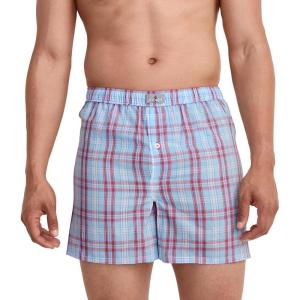 imageJockey Mens Underwear 100 Cotton Woven 5quot BoxerLively Plaid