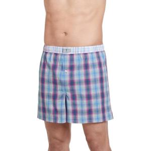 imageJockey Mens Underwear 100 Cotton Woven 5quot BoxerNiche Plaid