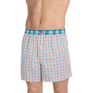 imageJockey Mens Underwear 100 Cotton Woven 5quot BoxerOrange Dream