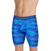 imageJockey Mens Underwear Active Microfiber 9quot Long Leg Boxer Brief  3 PackMajestic BlueOceanic CamoBrilliant Blue