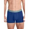 imageJockey Mens Underwear ActiveStretch 4quot Boxer Brief  3 PackCharcoal HeatherMarina BlueGrey Dove