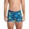 imageJockey Mens Underwear ActiveStretch 4quot Boxer Brief  3 PackSpearmintCrisp GeoTrue Navy