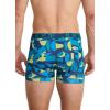 imageJockey Mens Underwear ActiveStretch 4quot Boxer Brief  3 PackSpearmintCrisp GeoTrue Navy