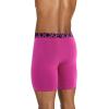 imageJockey Mens Underwear ActiveStretch 7quot Long Leg Boxer Brief  3 PackContemporary ShapesFab FuchsiaBlack