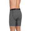 imageJockey Mens Underwear ActiveStretch 7quot Long Leg Boxer Brief  3 PackPebbleZ StripeExtra Turquoise