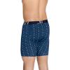 imageJockey Mens Underwear ActiveStretch 7quot Long Leg Boxer Brief  3 PackRadiant BlueDotted NavyHorizon Blue