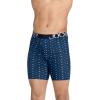 imageJockey Mens Underwear ActiveStretch 7quot Long Leg Boxer Brief  3 PackRadiant BlueDotted NavyHorizon Blue