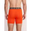 imageJockey Mens Underwear Sport Stability Pouch Microfiber 6quot Boxer BriefOrange Blaze