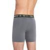 imageJockey Mens Underwear Sport Stability Pouch Microfiber 6quot Boxer BriefVulcan