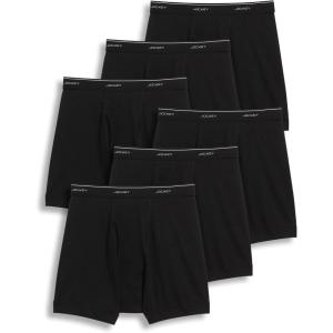 imageJockey Mens Underwear Classic 5quot Boxer Brief  6 PackBlack