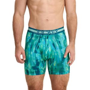 imageJockey Mens Underwear Sport Stability Pouch Microfiber 6quot Boxer BriefElemental Glaze